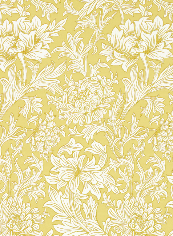 Morris & Co Tapete Simply Chrysanthemum Toile - Weld-9335.1 Morris & Co Tapete Simply Chrysanthemum Toile - Weld-9335.1