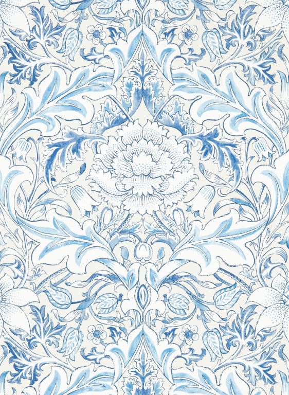 Morris & Co Papier peint Simply Severn - Woad-9339.3 Morris & Co Papier peint Simply Severn - Woad-9339.3