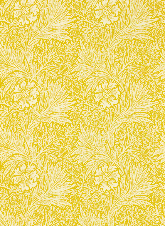 Morris & Co Papier peint Marigold - Yellow-9345.1 Morris & Co Papier peint Marigold - Yellow-9345.1