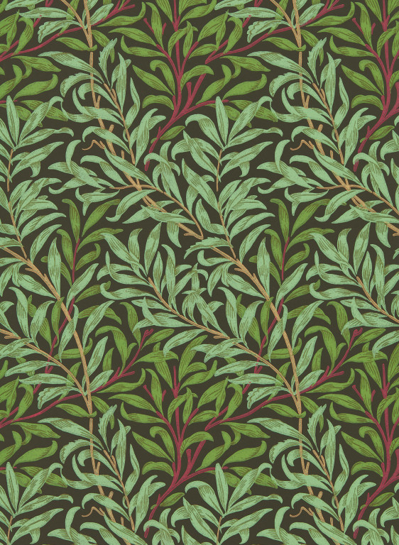 Morris & Co Papier peint Willow Bough - Bitter Chocolate-9354.3 Morris & Co Papier peint Willow Bough - Bitter Chocolate-9354.3