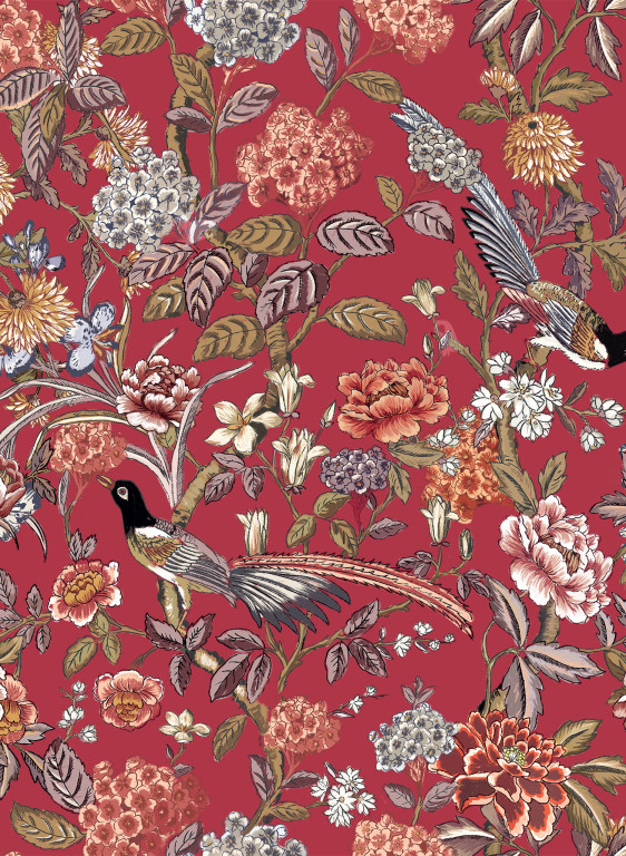 Coordonne Papier peint Mercedes - Carmesi-9364.4 Coordonne Papier peint Mercedes - Carmesi-9364.4