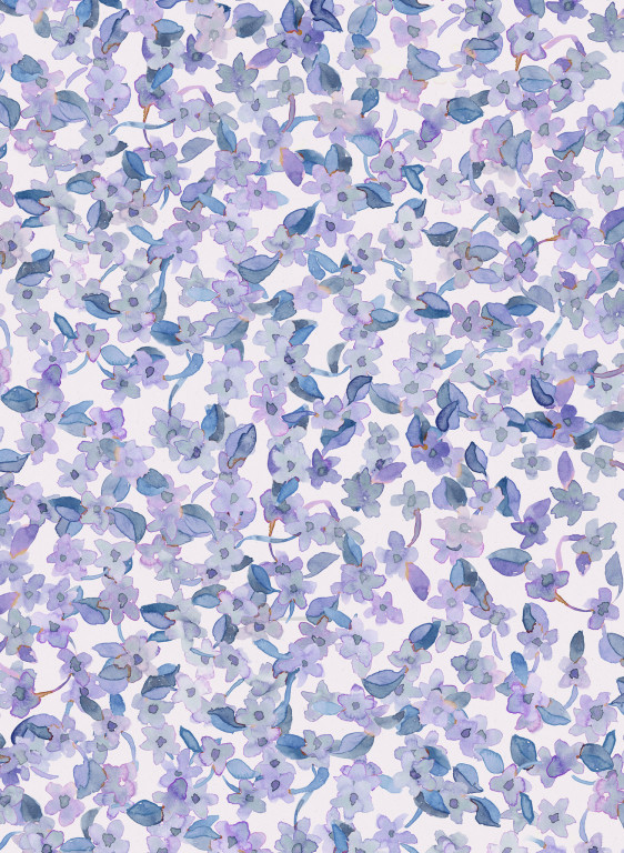 Coordonne Tapete Ana - Indigo-9365.4 Coordonne Tapete Ana - Indigo-9365.4