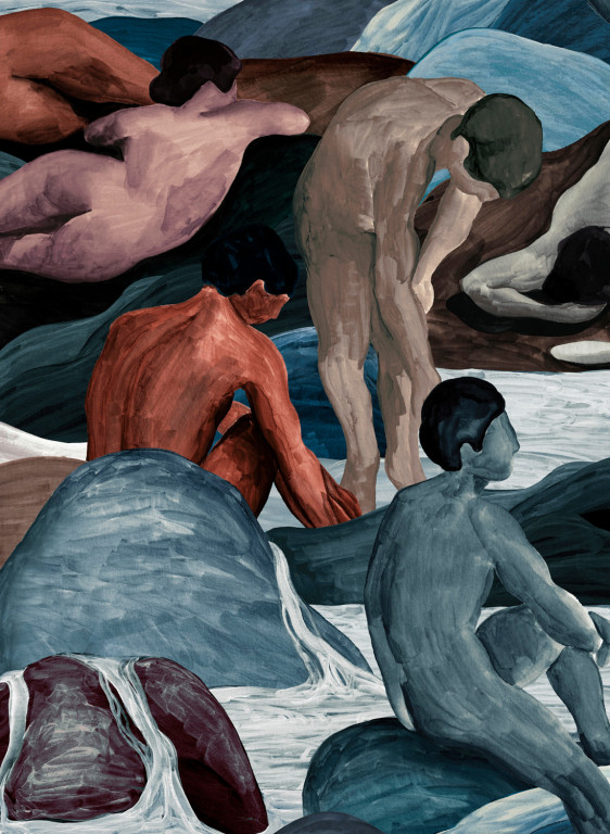 Arte International Carta da parati Saturnia-9401