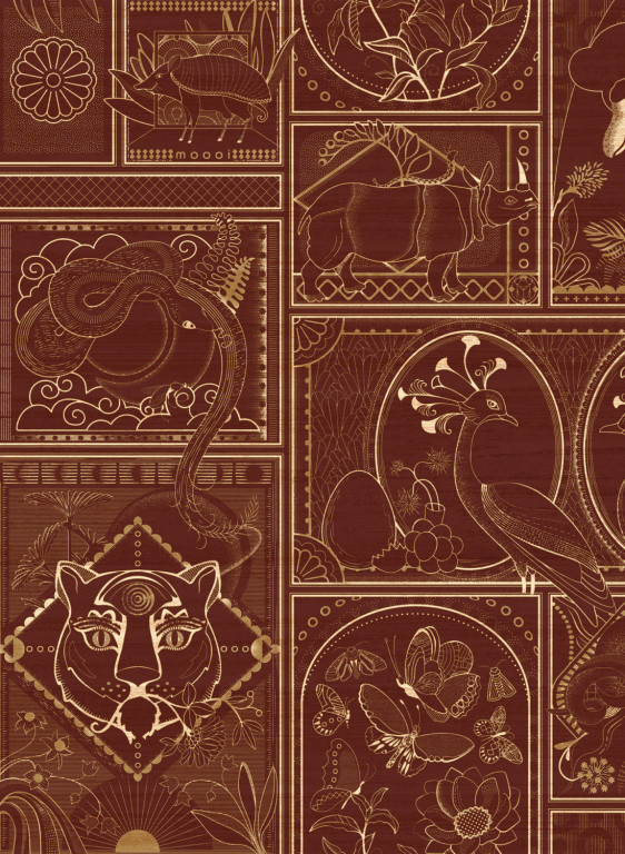 Moooi for Arte Wallpaper Golden Tiger-9410 Moooi for Arte Wallpaper Golden Tiger-9410