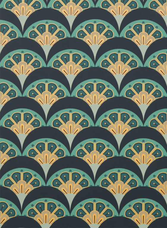 Liberty Tapete Deco Scallop - Jade-9448.2 Liberty Tapete Deco Scallop - Jade-9448.2