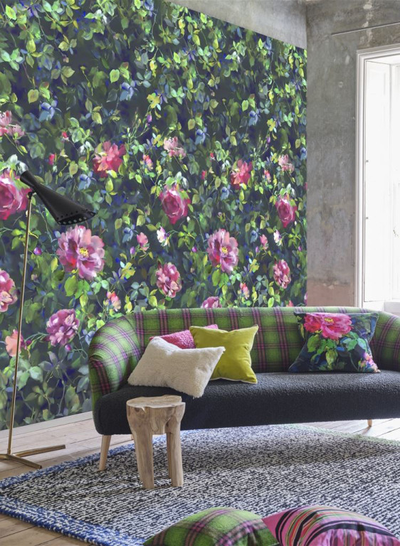 Designers Guild Carta da parati Gertrude Rose-9456 Designers Guild Carta da parati Gertrude Rose-9456