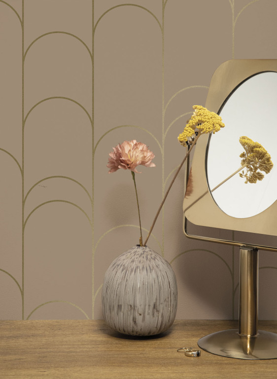 KEK Amsterdam Wallpaper Golden Lines 1-9469 KEK Amsterdam Wallpaper Golden Lines 1-9469