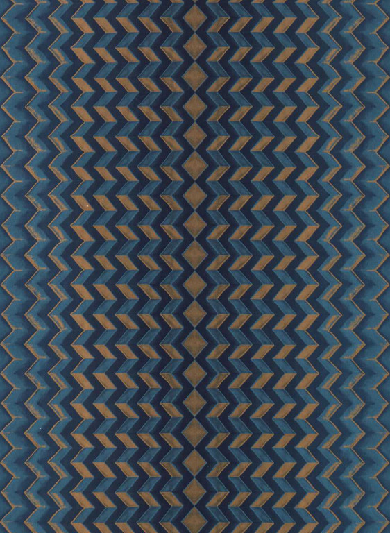 Clarke & Clarke Tapete Fragment - Midnight/ Copper-9520.3 Clarke & Clarke Tapete Fragment - Midnight/ Copper-9520.3