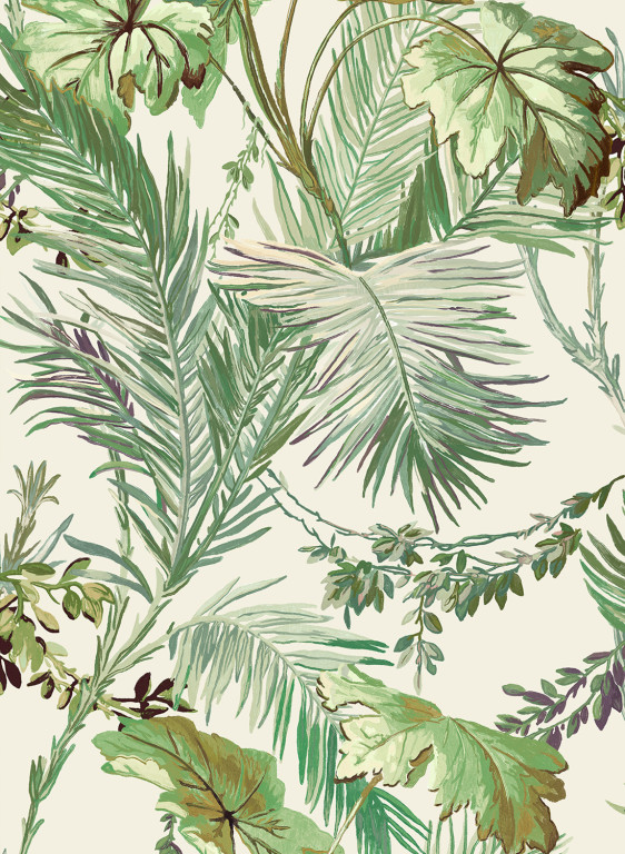 Coordonne Papier peint Vegetable - White-9521.1 Coordonne Papier peint Vegetable - White-9521.1