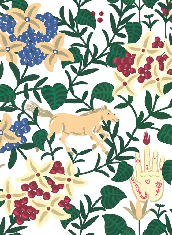 Coordonne Papier peint Neo-Flowery - White-9528.1 Coordonne Papier peint Neo-Flowery - White-9528.1