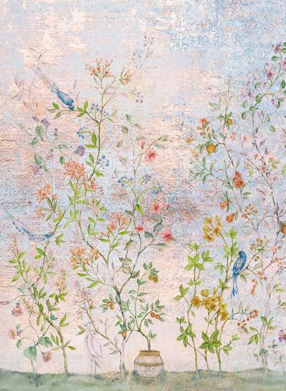 Coordonne Mural Tea Garden - Gold-9533.1 Coordonne Mural Tea Garden - Gold-9533.1