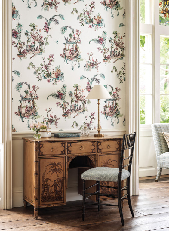 Nina Campbell Carta da parati Toile Chinoise-9568