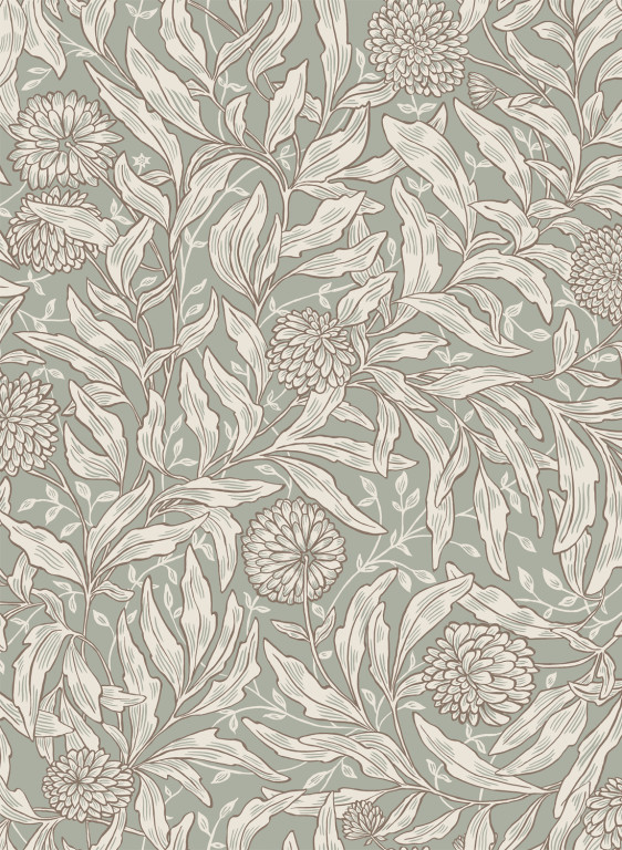 Sandberg Tapete Olof - Sage Green-9582.2