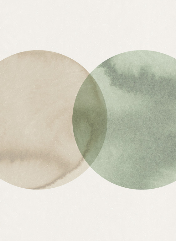 Rebel Walls Mural Eclipse - Beige Green-9591.1