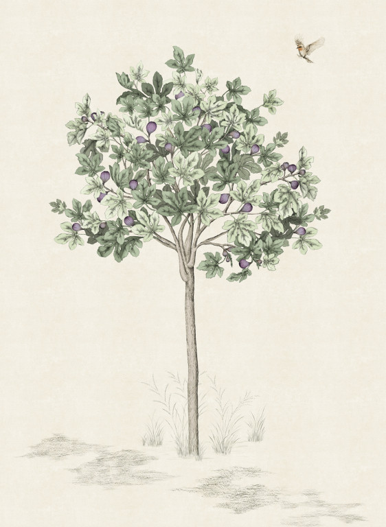 Isidore Leroy Carta da parati panoramica Arbustes Naturel - Figuier-9612.2