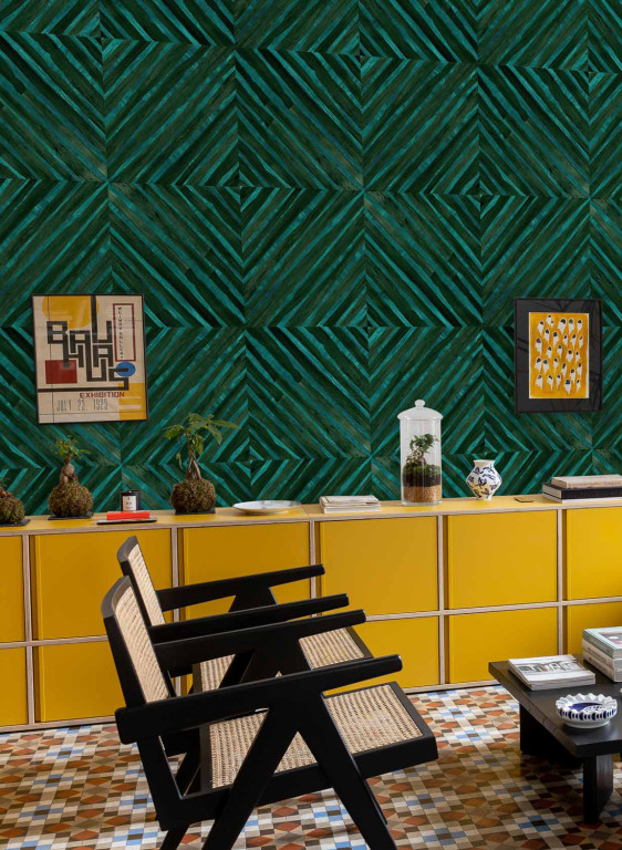 Coordonne Wallpaper Kaleido Bamboo-9630 Coordonne Wallpaper Kaleido Bamboo-9630