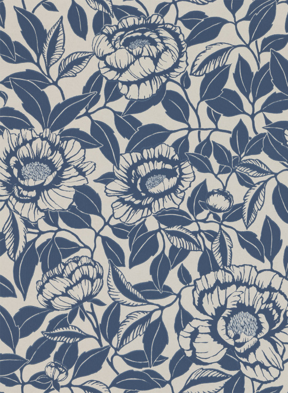 Långelid / von Brömssen Tapete My Peony Garden - China Blue-9646.2 Långelid / von Brömssen Tapete My Peony Garden - China Blue-9646.2