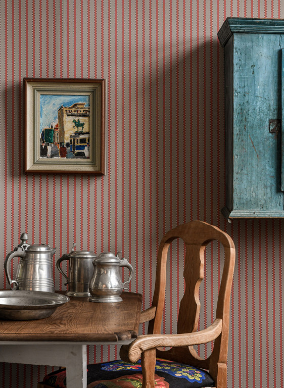 Långelid / von Brömssen Tapete Stitched Stripe-9649 Långelid / von Brömssen Tapete Stitched Stripe-9649