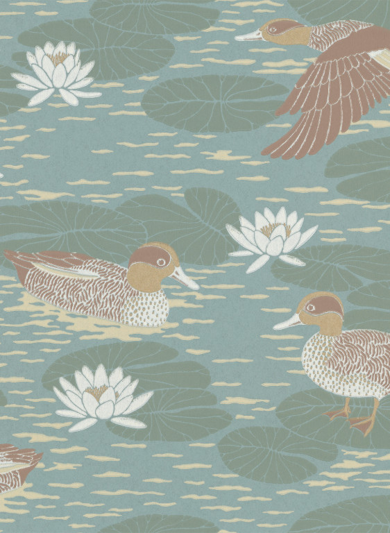 Långelid / von Brömssen Tapete Duck Pond - Duck Egg-9659.2 Långelid / von Brömssen Tapete Duck Pond - Duck Egg-9659.2