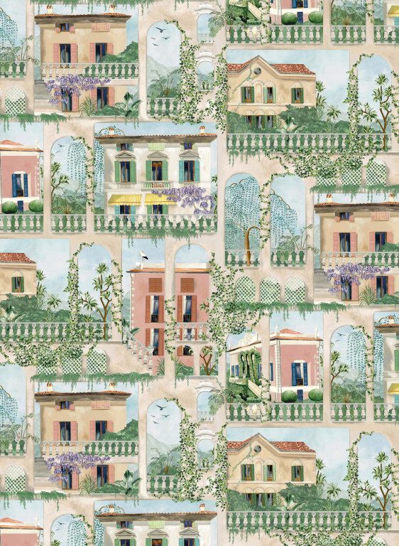 Osborne & Little Wallpaper Villa Como-9669 Osborne & Little Wallpaper Villa Como-9669