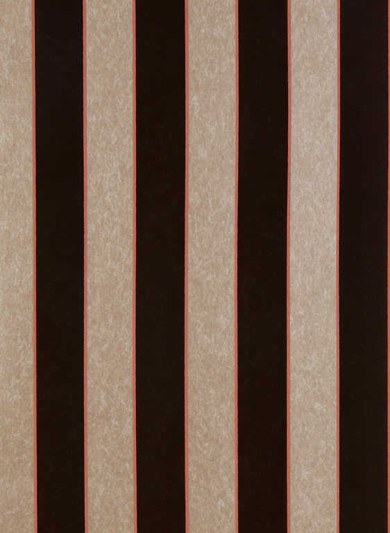 Osborne & Little Papier peint Regency Stripe - Bronze/ Coral-9680.14