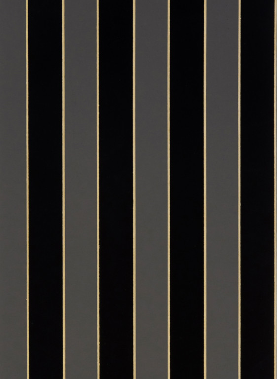 Osborne & Little Papier peint Regency Stripe - Charcoal/ Gold-9680.20 Osborne & Little Papier peint Regency Stripe - Charcoal/ Gold-9680.20