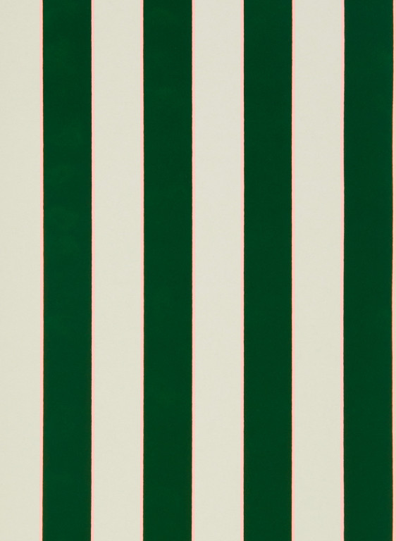 Osborne & Little Tapete Regency Stripe - Emerald/ Blossom-9680.2 Osborne & Little Tapete Regency Stripe - Emerald/ Blossom-9680.2