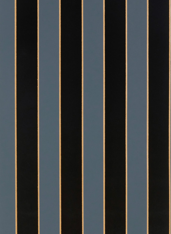 Osborne & Little Tapete Regency Stripe - Midnight/ Bronze-9680.6