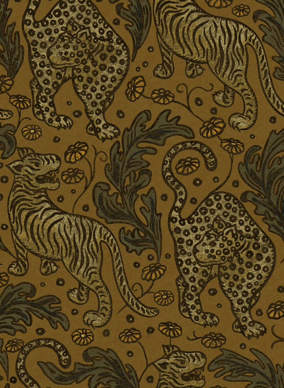 Rebel Walls Tapete Year Of The Tiger - Saffron-9764.4 Rebel Walls Tapete Year Of The Tiger - Saffron-9764.4