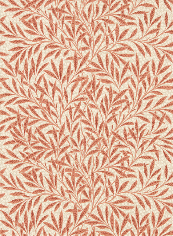 Morris & Co Wallpaper Emerys Willow - Chrysanthemum Pink-9809.4 Morris & Co Wallpaper Emerys Willow - Chrysanthemum Pink-9809.4