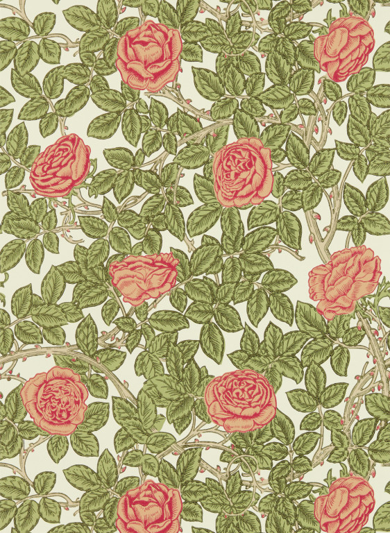 Morris & Co Tapete Rambling Rose - Twining Vine-9810.2 Morris & Co Tapete Rambling Rose - Twining Vine-9810.2