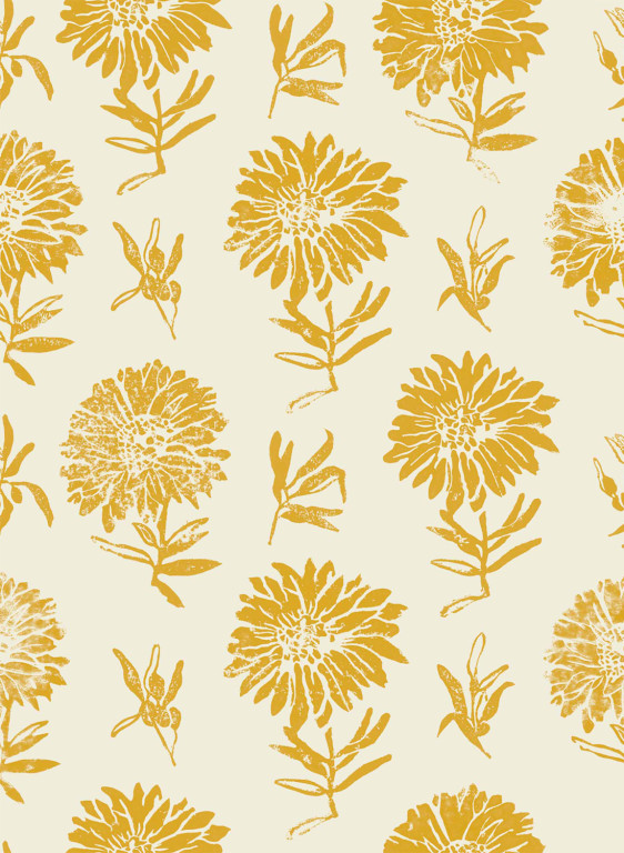 Coordonne Papier peint Parterre - Curry-9849.2 Coordonne Papier peint Parterre - Curry-9849.2