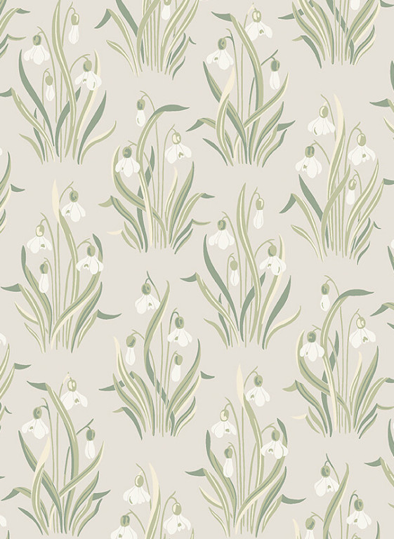 BoråsTapeter Papier peint Snödroppe - 4835-9862.1 BoråsTapeter Papier peint Snödroppe - 4835-9862.1