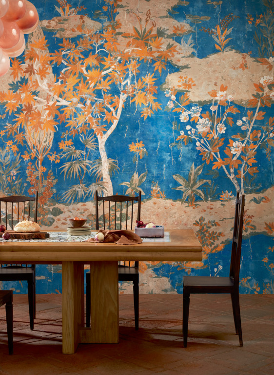 Elitis Mural Retour des Indes-9884 Elitis Mural Retour des Indes-9884