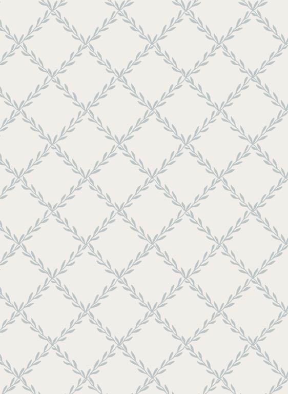 Sandberg Papier peint Trellis - Misty Blue-9956.3 Sandberg Papier peint Trellis - Misty Blue-9956.3