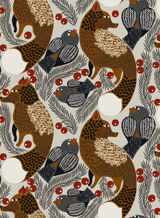 Marimekko Carta da parati Ketunmarja-9983 Marimekko Carta da parati Ketunmarja-9983