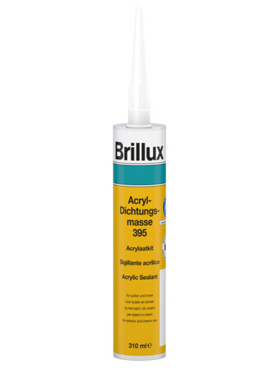 Brillux Acryl-Dichtungsmasse 395 weiß - 310ml-BACDM395W Brillux Acryl-Dichtungsmasse 395 weiß - 310ml-BACDM395W