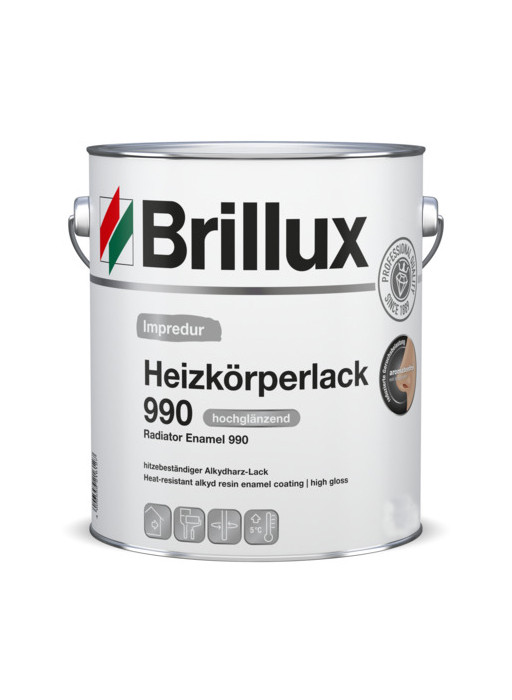 Brillux Impredur Heizkörperlack 990 weiß - 0.375 L-BH990.S Brillux Impredur Heizkörperlack 990 weiß - 0.375 L-BH990.S