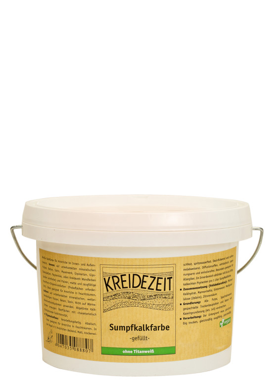 Kreidezeit Sumpfkalkfarbe gefüllt - 1 L-KSG.S Kreidezeit Sumpfkalkfarbe gefüllt - 1 L-KSG.S
