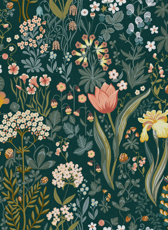 BoråsTapeter Papier peint Blomsterhav - 2055-9228.3 BoråsTapeter Papier peint Blomsterhav - 2055-9228.3