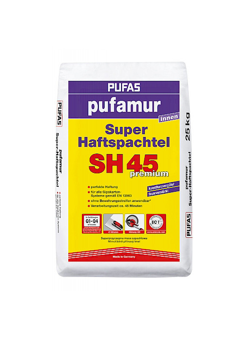 Pufas Pufamur Super-Haftspachtel SH 45 - 5 kg-PPSH45.M Pufas Pufamur Super-Haftspachtel SH 45 - 5 kg-PPSH45.M