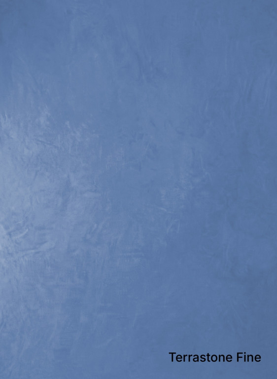 Terrastone Original fein - carte échantillon - Himmelblau - 86-tsfmk.86