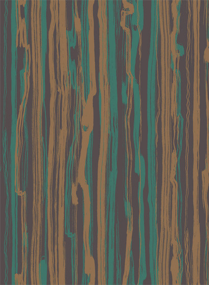 Designtapete Strand von Cole & Son - Emerald & Gold-2512.5 Designtapete Strand von Cole & Son - Emerald & Gold-2512.5
