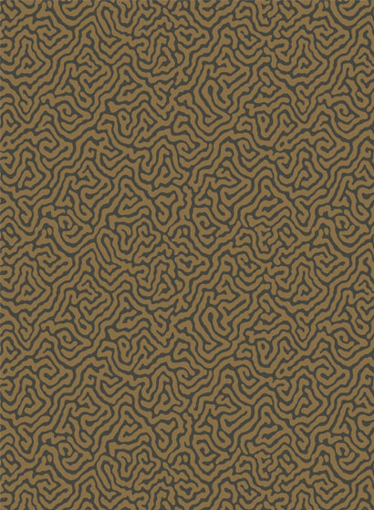 Cole & Son Tapete Vermicelli - Black & Bronze-2509.4 Cole & Son Tapete Vermicelli - Black & Bronze-2509.4