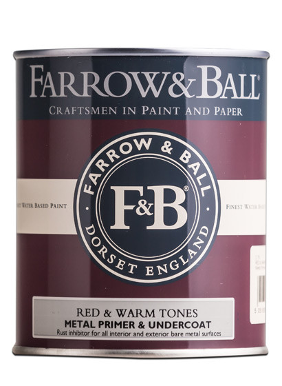 Farrow & Ball Metal Primer & Undercoat - Red & Warm Tones - 0,75l-FB-MPU-R-S Farrow & Ball Metal Primer & Undercoat - Red & Warm Tones - 0,75l-FB-MPU-R-S