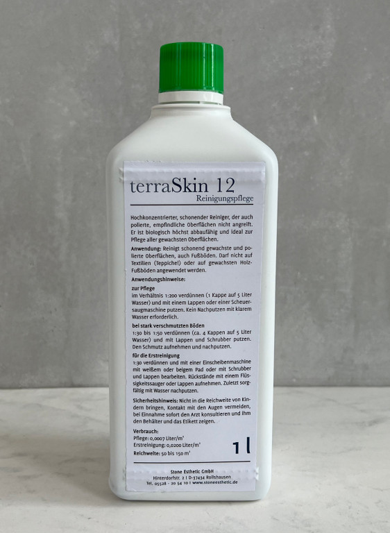 Terrastone terraSkin 12 Reinigungspflege - 1 l-TSTS12