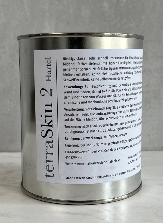 Terrastone terraSkin 2 Hart-Öl - 1l-TSTS2