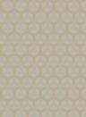 Honeycomb - Designtapete von Cole & Son - Gold/ Silber