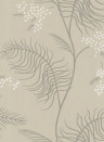 Cole & Son Wallpaper Mimosa Beige/ Weiß/ Grau