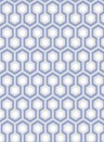 Hicks Hexagon - Designtapete von Cole and Son - Blau/ Grau